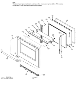Part Location Diagram of WS01L07576 GE GASKET CONV FAN