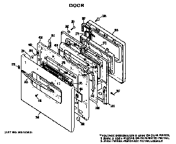 Part Location Diagram of WB2X7656 GE DISCONTINUED