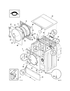 Part Location Diagram of WG04A01529 GE SCREW