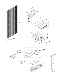 SYSTEM Diagram and Parts List for MTR12YATAWW  General Electric Refrigerator
