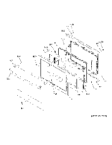 Door Diagram and Parts List for PTS7000SN3SS  General Electric Wall Oven