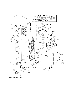 Freezer section Diagram and Parts List for GSS25CSHRCSS  General Electric Refrigerator