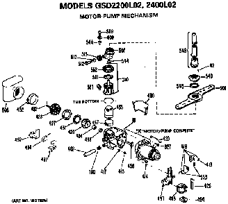 Part Location Diagram of WD34X648 GE FILM APPEAR