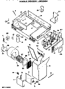 Part Location Diagram of WB2X7810 GE COVER