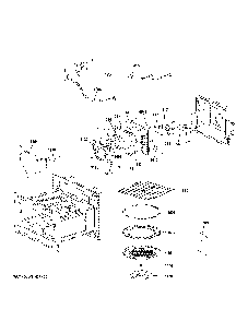 Interior parts 1 Diagram and Parts List for PSB9240SF6SS  General Electric Microwave