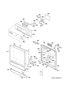 Part Location Diagram of 31-30693 GE Pm mini manual