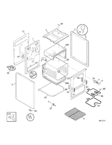Part Location Diagram of WG02A00982 GE SCREW