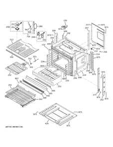 Body Parts Diagram and Parts List for ZTS90DSSN3SS  General Electric Wall Oven