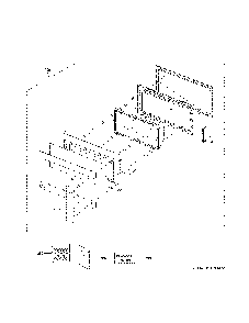Door parts Diagram and Parts List for ZSA1201J4SS  General Electric Microwave