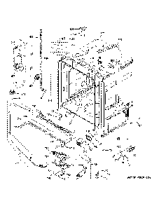 Body Parts Diagram and Parts List for GDT645SSN8SS  General Electric Dishwasher