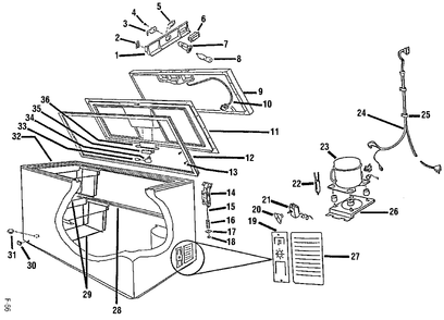 Part Location Diagram of 3-35257-001 GE CAPACITOR