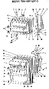 Doors Diagram and Parts List for TBX18PFC  General Electric Refrigerator
