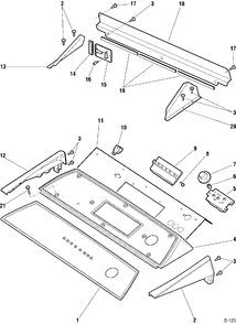 Part Location Diagram of WE4M243 GE SWITCH LOW T
