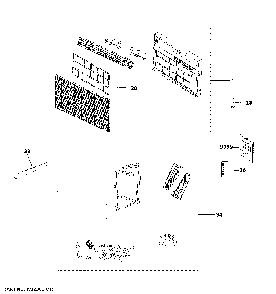 Room Air Conditioner Diagram and Parts List for AHP12LZW2  General Electric Air Conditioner