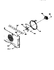 Fan Diagram and Parts List for JCP17WV2WW  General Electric Wall Oven