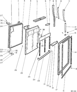 Part Location Diagram of WR2X2101 GE DISCONTINUED