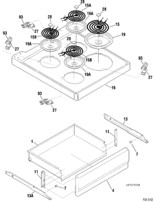 Part Location Diagram of WG02A00795 GE SPACER