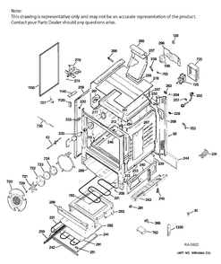 Part Location Diagram of WS01L06934 GE BRACE