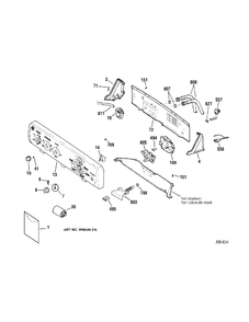 CONTROLS Diagram and Parts List for 57731H0WW  General Electric Washer