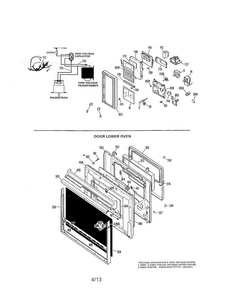 Part Location Diagram of WB2X7766 GE DISCONTINUED