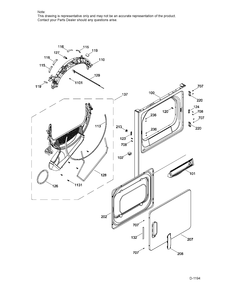 Part Location Diagram of WW01A00535 GE BRACKET
