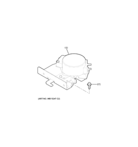 Door Lock Diagram and Parts List for PHS920SF2SS  General Electric Range