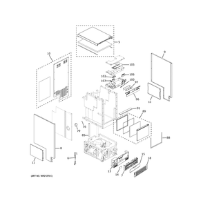 Part Location Diagram of WR55X47969 GE THERMISTOR