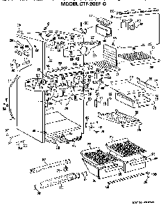 Part Location Diagram of WR51X417 GE DEFROST HTR