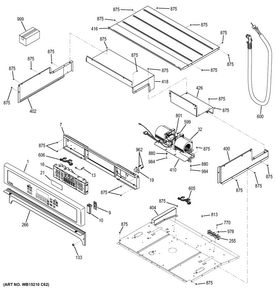 Part Location Diagram of 49-80753 GE Owner's manual