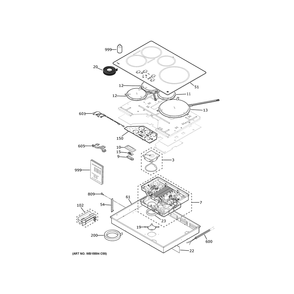 Part Location Diagram of 31-2001183 GE PM INSTALL INSTRUCTIONS