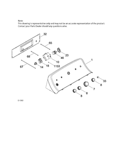 CONTROL SYSTEM Diagram and Parts List for GTD42EAAJ2WW  General Electric Dryer