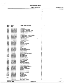 Unit Parts Page 2 Diagram and Parts List for 140060A  General Electric Refrigerator