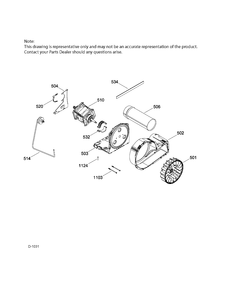 BLOWER & DRIVE ASM Diagram and Parts List for GMMP280ED5WS  General Electric Dryer