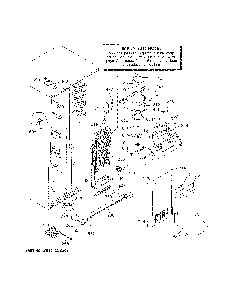 Freezer section Diagram and Parts List for GZS22IENRHDS  General Electric Refrigerator