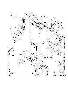 Dispenser door Diagram and Parts List for PFD28KYNDFS  General Electric Refrigerator