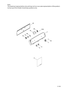CONTROL SYSTEM Diagram and Parts List for GTMX180ED4WW  General Electric Dryer