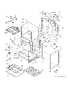 Lower oven Diagram and Parts List for PB960SJ9SS  General Electric Range