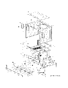 Oven cavity parts Diagram and Parts List for PSB9120SF6SS  General Electric Microwave