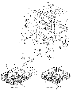 Tub Assembly Diagram and Parts List for GSD1000L01  General Electric Dishwasher