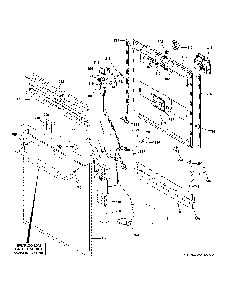 Escutcheon And Door Assembly Diagram and Parts List for CDT805P2N8S1  General Electric Dishwasher