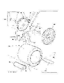 Drum Diagram and Parts List for GTD42GASJ3WW  General Electric Dryer