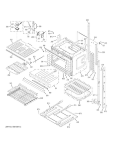 Part Location Diagram of WB07X28526 GE LOWER VENT TRIM (BK)