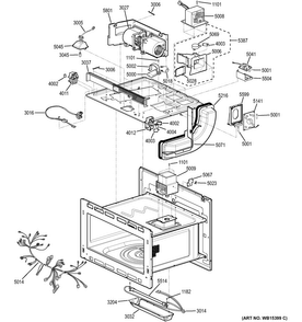 Insulator Parts Diagram and Parts List for PT7800DH1BB  General Electric Microwave Oven Combo
