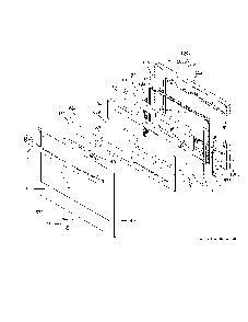 Upper Door Diagram and Parts List for PTD9000BN3TS  General Electric Wall Oven