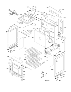 Part Location Diagram of WS01F05490 GE MANNINGLAS WITH FOIL