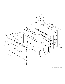 Door Diagram and Parts List for JK3800DH8WW  General Electric Microwave Oven Combo