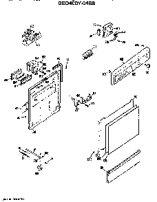 Part Location Diagram of WD12X113 GE DISCONTINUED
