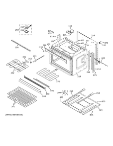 Part Location Diagram of WB07X48766 GE UPPER VENT TRIM