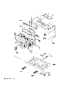 Oven cavity parts Diagram and Parts List for DVM7195FL5DS  General Electric Microwave