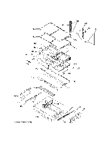 Fresh Food Shelves Diagram and Parts List for GFD28GELLDS  General Electric Refrigerator